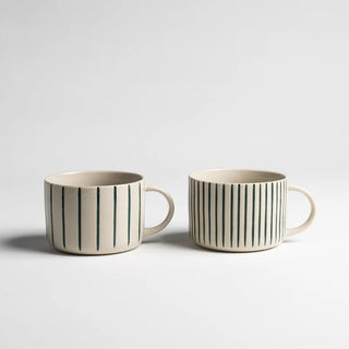 Yarrow Mug Brushed Sea Green Large (Set of 2)