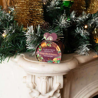 Christmas Wreath Heart Guest Soaps