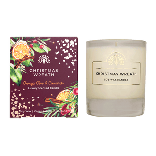 Christmas Wreath Scented Candle