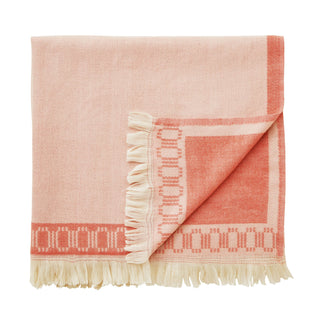 Leopard Throw Vintage Rose