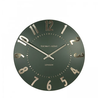 Mulberry Wall Clock Olive Green 12"