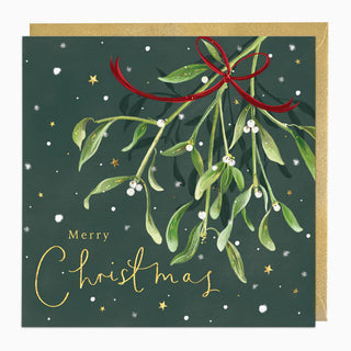 Under the Mistletoe Christmas Card