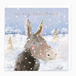 Douglas The Donkey Christmas Card