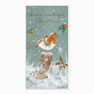 Wonderful Robin Christmas Card