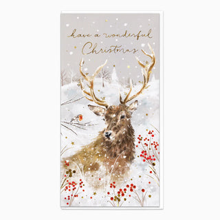 Wonderful Stag Christmas Card