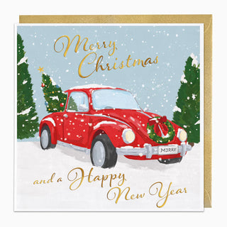 Festive Car Christmas Card