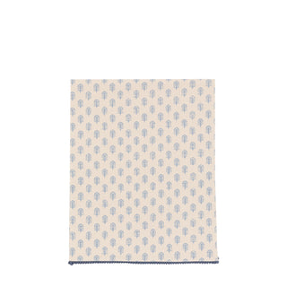 Fleur Floral Stamp Table Runner Blue