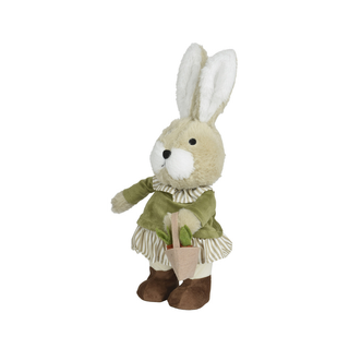 Mrs Bunny with Basket of Carrots Decoration