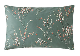 Pussy Willow Fern Green Single Duvet Cover Set
