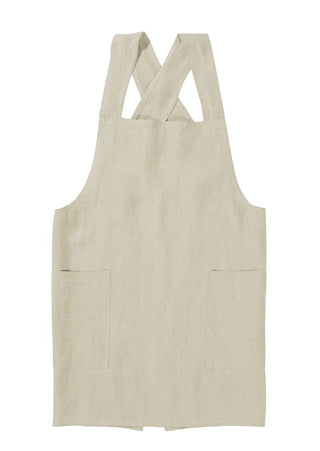 Pure Linen Apron Natural