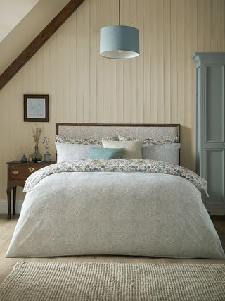 Strawberry Thief Single Duvet Cover Set, Hessian