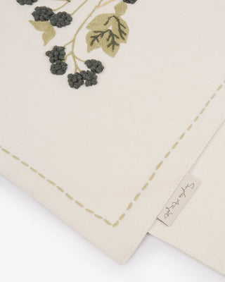 Autumn Forage Embroidered Table Runner
