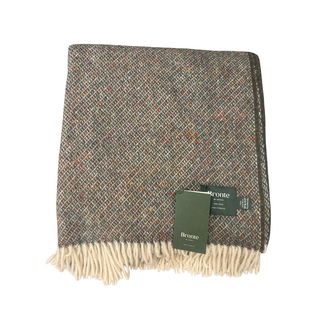 Bottle Green Donegal Throw