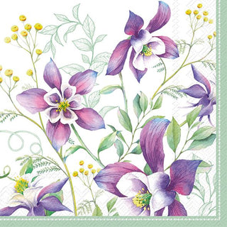 Lilac Summertime Green Napkins