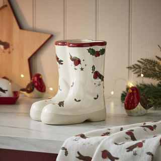 Robins Retreat Ceramic Utensil Pot Wellies