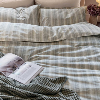 Moya King Duvet Set Charcoal/Canvas