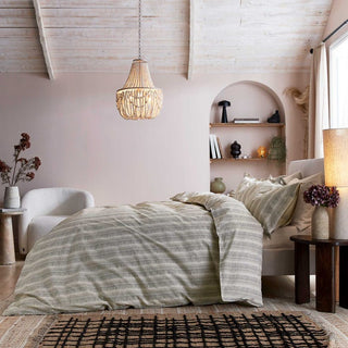 Moya Super King Duvet Set Charcoal/Canvas