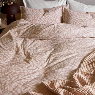 Oonagh Double Duvet Set Dusky Pink