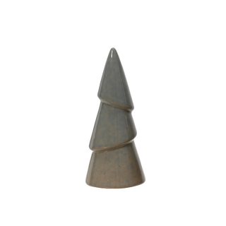 Brown Slant Three Teir Chirstmas Tree 15cm