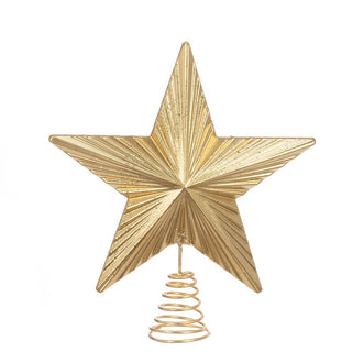 Gold Star Tree Topper 23cm