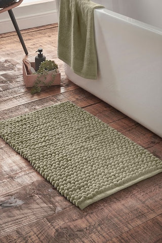 Aspen Bobble Sage Bath Mat