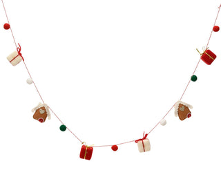 Gingerbread Houses Wool Garland