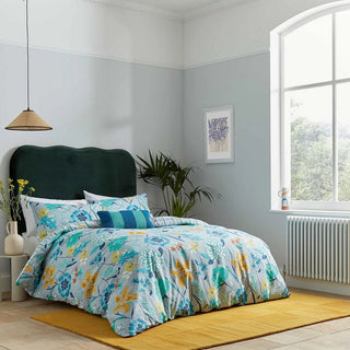 Bella Super King Duvet Cover Set Blue