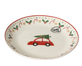 Car with Tree Serving Plate