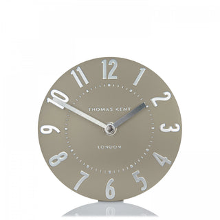 Mulberry Mantel Clock Mocha 6"