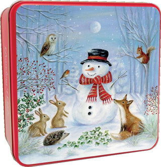 Snowman & Woodland Friends Tin 160g