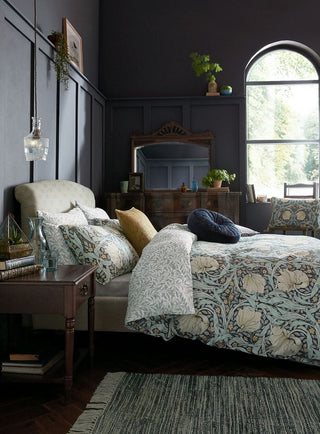 Pimpernel Double Duvet Cover Set, Indigo