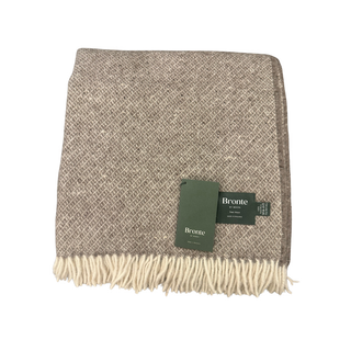 Light Brown Donegal Throw