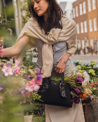 Grace Structured Tote in Black
