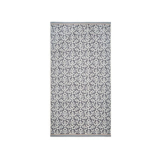 Alba/Maira Bath Sheet Charcoal & Chalk