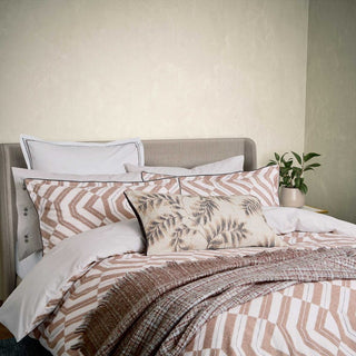 Osanna King Duvet Set Charcoal/Tan