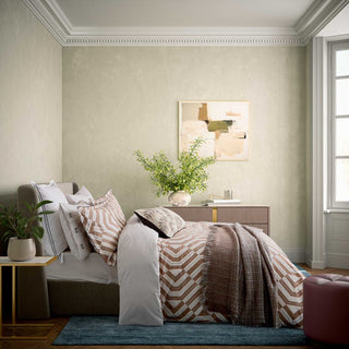 Osanna Pillowcase Pair Std Charcoal/Tan
