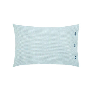 Oscar Pillowcase Pair Std Teal/Olive