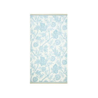 Reya/Emira Bath Sheet Soft Teal & Green