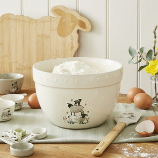 Highland Sheep Ceramic Mixing Bowl
