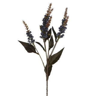 Blue Mini Bell Flower Spray 55cm