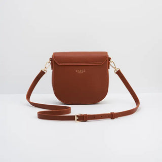 Beth Saddle Crossbody in Tan