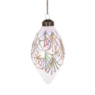 Glass Violetta Finial 12cm