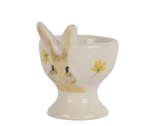 Bunny & Floral Decal Egg Cup