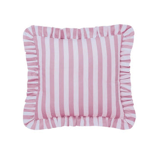 Candy Stripe Cushion Pink