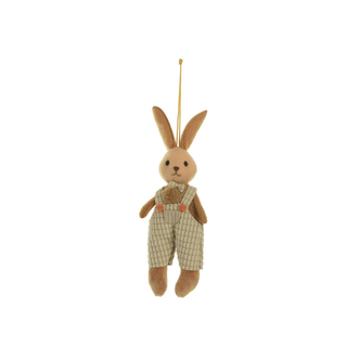 Bunny in Green Dungarees Hanging Decoration