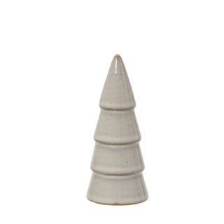 White 4 Teir Christmas Tree 10cm