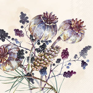 Amara Flower & Berry Cream Napkins