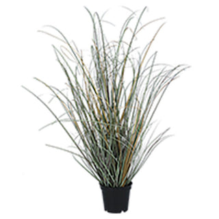 Faux Silver Green Mix Grass Potted Plant 52cm