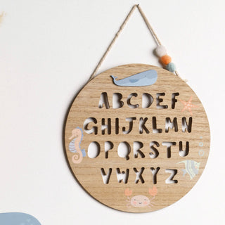 Alphabet Plaque 24cm x 24cm