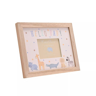 Hello Baby Animal Parade Photo Frame